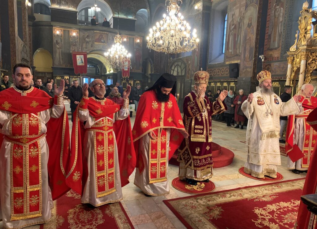 Епископ Андреј на слави Његовог Преосвештенства Епископа шабачког г. Лаврентија