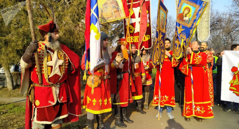 Молебан и литијe у Београду, подршка српском народу у Црној Гори