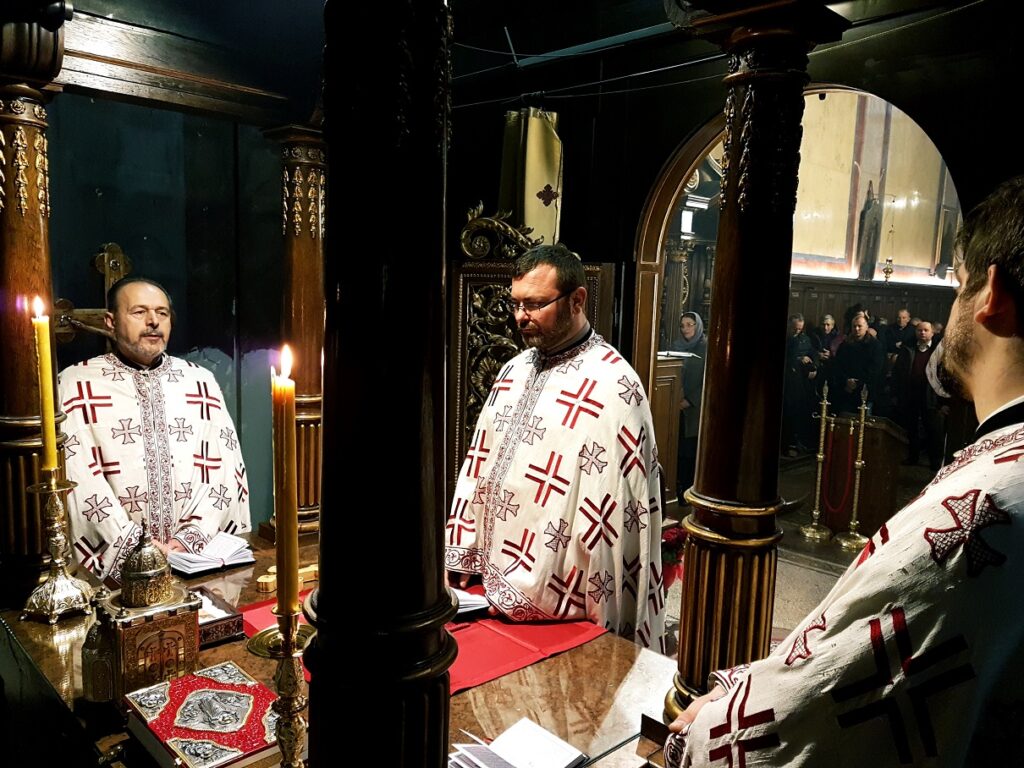 На Празник Обрезања Христовог и спомен Светог Василија, 14. јануара 2020. године, у Саборном храму у Бечу служено је празнично јутрење и Света литургија са посебним прозбама за почетак нове године