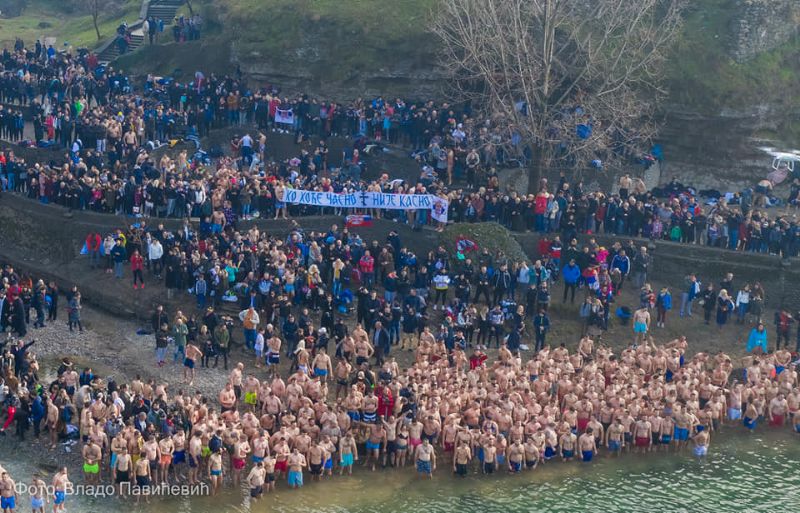 Српски мост – Пливање за Часни крст у Подгорици