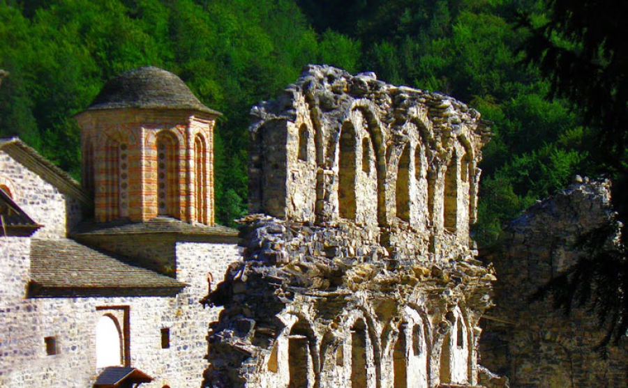 Το ιστορικό Μοναστήρι στον Όλυμπο, κρυσφήγετο Ελλήνων αγωνιστών