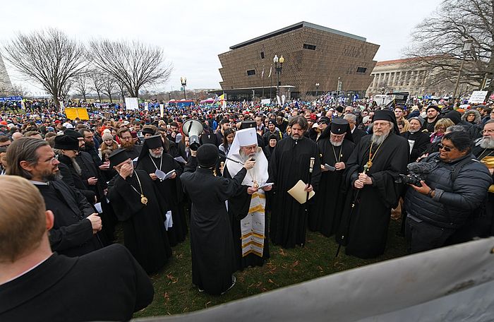 ORTHODOX HIERARCHS, CLERGY, FAITHFUL MARCH FOR LIFE IN WASHINGTON (+VIDEO)