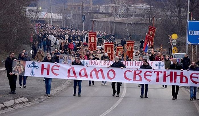 Κόσοβο: Πορεία για τους Σέρβους του Μαυροβουνίου