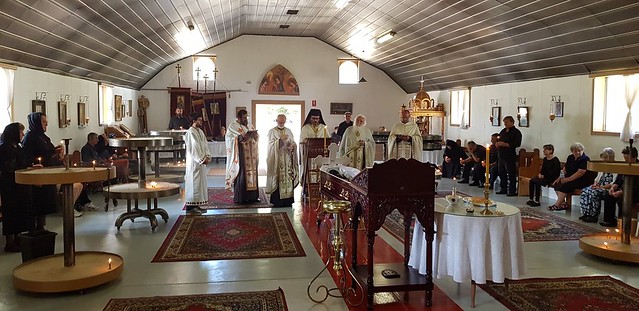 Опело и сахрана монаха Геopгиjа у Илајну