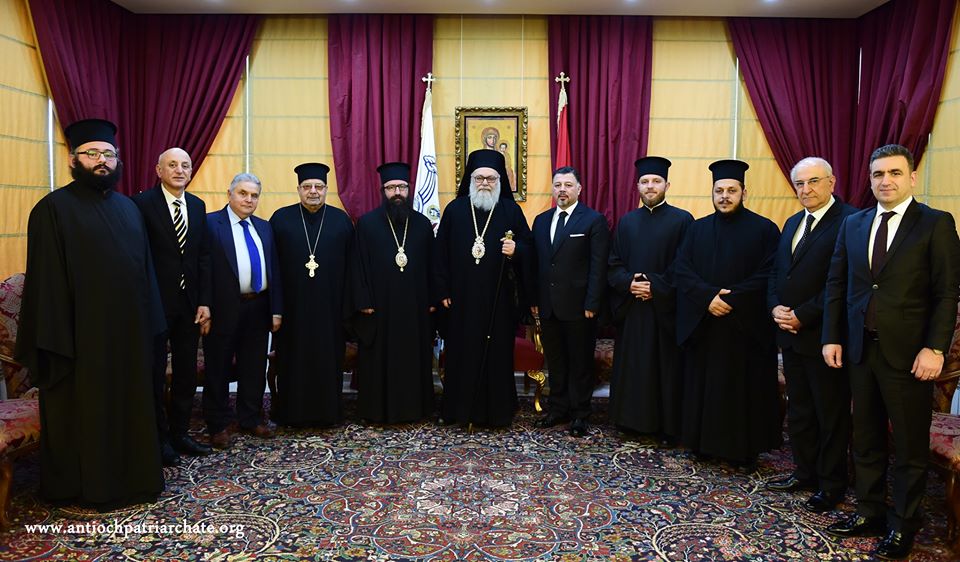 His Beatitude Patriarch John X received a delegation from the Antiochian parishes of Iskenderun
