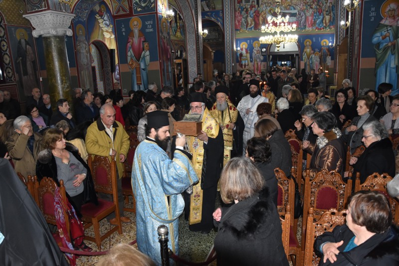 Η Χαλκίδα υποδέχτηκε τα ιερά λείψανα των Αγίων Νεομαρτύρων της Μυτιλήνης