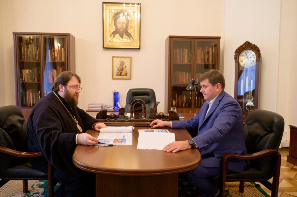 ПРЕДСЕДАТЕЛЬ ФХУ ВСТРЕТИЛСЯ С РУКОВОДИТЕЛЕМ ДЕПАРТАМЕНТА КУЛЬТУРНОГО НАСЛЕДИЯ ГОРОДА МОСКВЫ