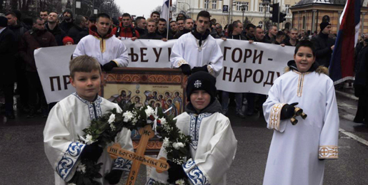 Бања Лука: Богојављењска литија и подршка народу у Црној Гори