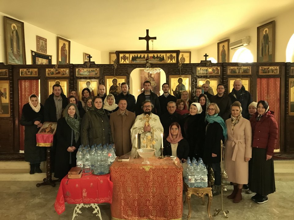 В Представительстве Русской Православной Церкви в Дамаске состоялось празднование Крещения Господня