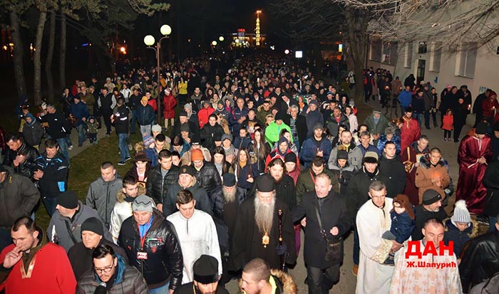 Епископ Јоаникије у Никшићу: Тражимо слободу вјере и право на опстанак