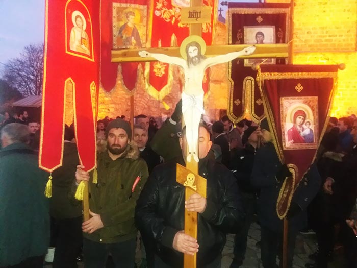 12.000 people in the procession in Bijelo Polje, Montenegro