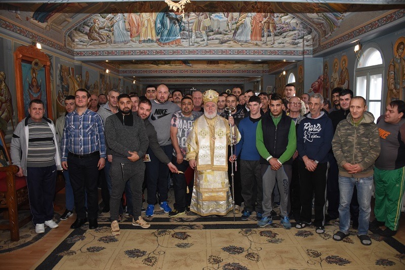 Episcopul Visarion i-a vizitat pe deținuții din Penitenciarul de Maximă Siguranță Tulcea