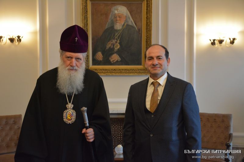 Patriarch of Bulgaria receives Syrian envoy to country