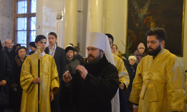 Митрополит Иларион: Вся история спасения представляет собой непрерывную цепь благодеяний Божиих к роду человеческому