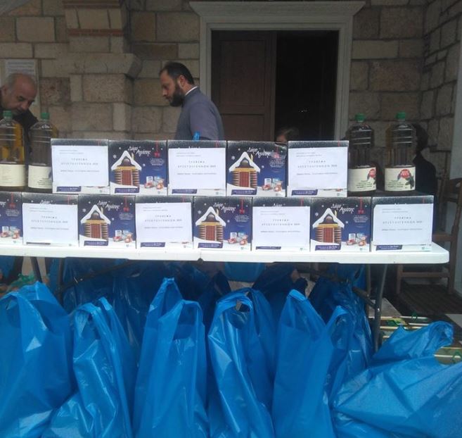 Το δέμα της Αγάπης του Ι.Ν. Αγίας Παρασκευής Νέας Πεντέλης