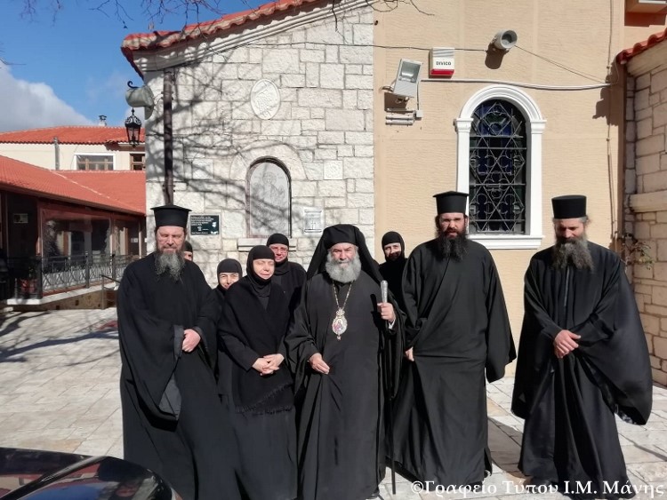 Στη Μονή Παναγίας Ελεούσας Πατρών ο Μητροπολίτης Μάνης