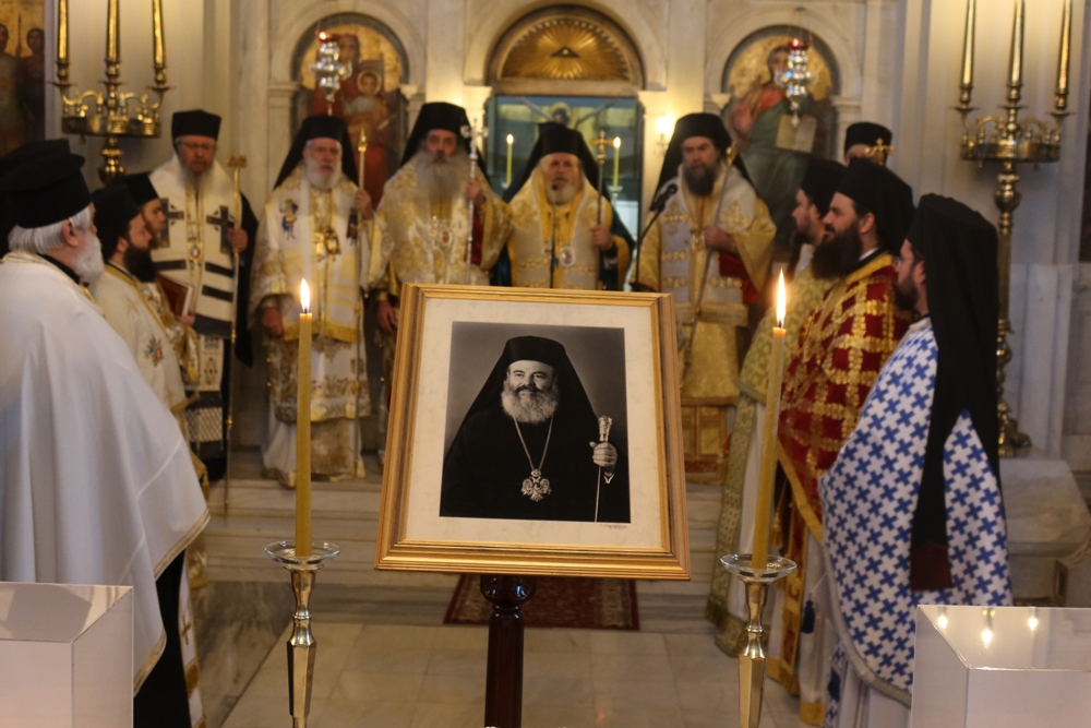 Μνημόσυνο για τα 12 χρόνια από την κοίμηση του Αρχιεπισκόπου Χριστοδούλου
