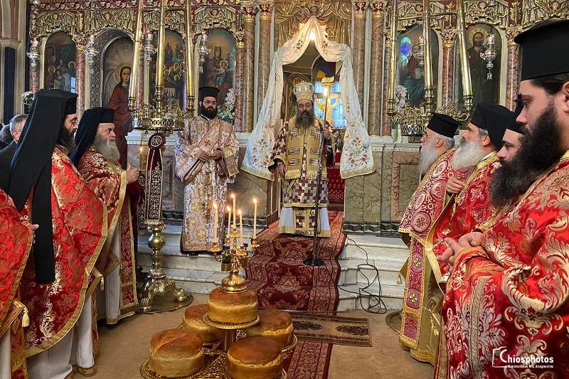 Η Χίος τίμησε τον Άγιο Άνθιμο