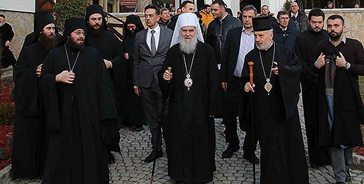 Патријарх српски г. Иринеј стигао у манастир Туман