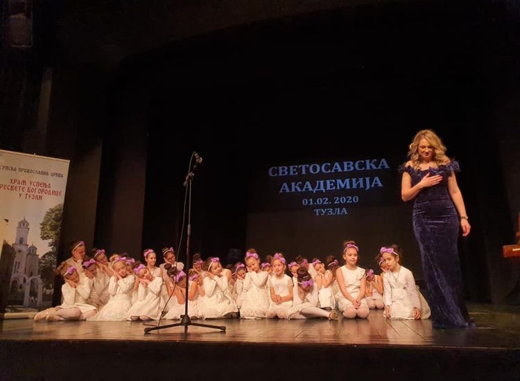 ОДРЖАНА ТРАДИЦИОНАЛНА СВЕТОСАВСКА АКАДЕМИЈА У ТУЗЛИ