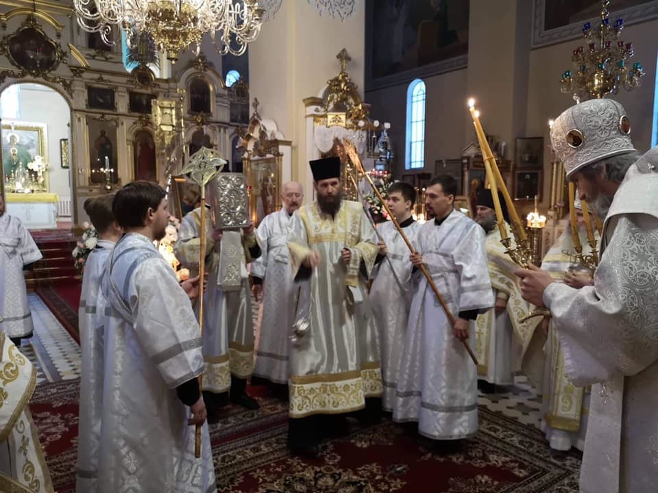 АРХИЕРЕЙСКОЕ БОГОСЛУЖЕНИЕ В ПЮХТИЦКОМ УСПЕНСКОМ СТАВРОПИГИАЛЬНОМ ЖЕНСКОМ МОНАСТЫРЕ В 9-Ю ГОДОВЩИНУ СО ДНЯ ПРЕСТАВЛЕНИЯ СХИГУМЕНИИ ВАРВАРЫ (ТРОФИМОВОЙ)