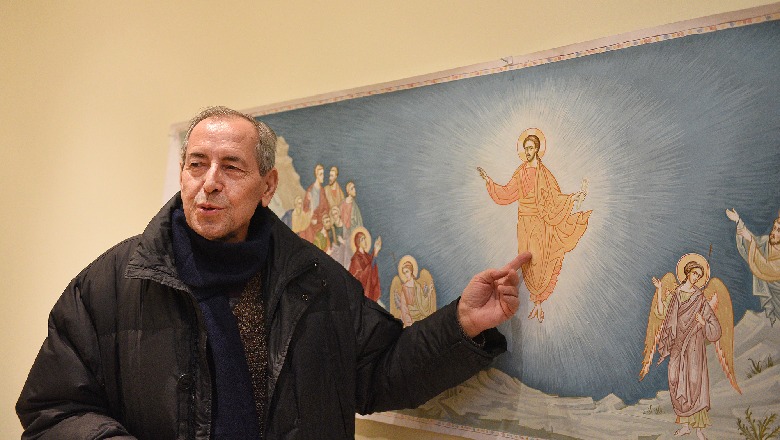 Fjeti në Zotin mozaicisti, piktori dhe ikonografi z.Josif Droboniku