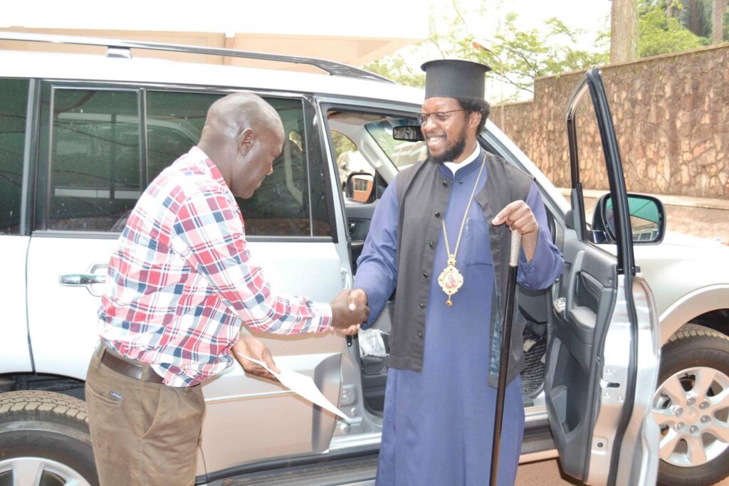 President of Uganda donates vehicle to the Orthodox Diocese of Gulu and Eastern Uganda