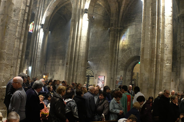 Celebratory Divine Liturgy at the crypt of Saint-Victor of Marseilles