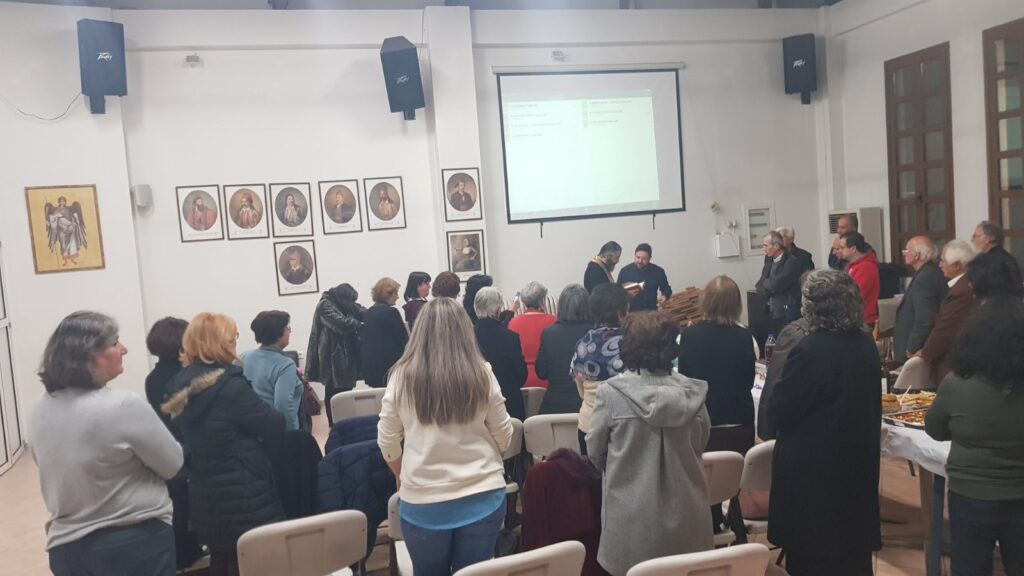 Η κοπή της Αγιοβασιλόπιτας στη Μητρ. Γόρτυνος