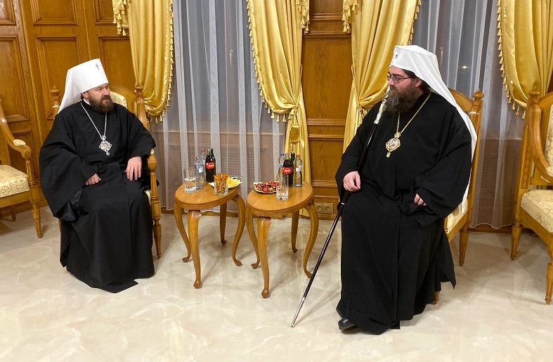 DECR chairman congratulates His Beatitude Metropolitan Rastislav of the Czech Lands and Slovakia on the anniversary of his enthronement