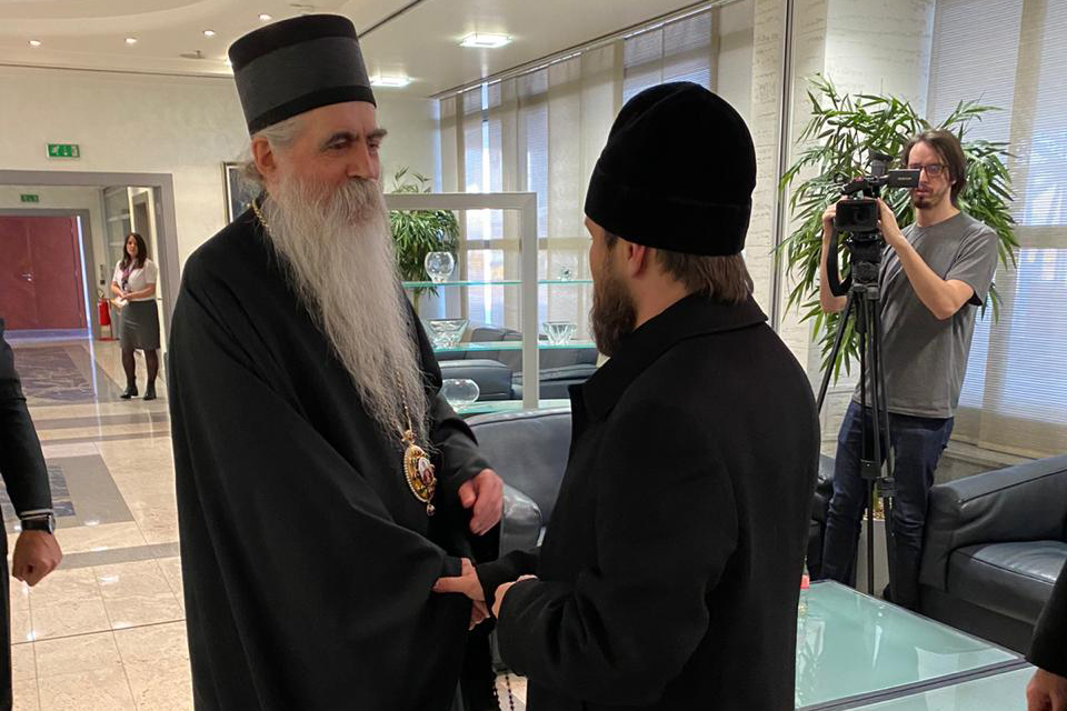Митрополит Волоколамский Иларион прибыл в Белград