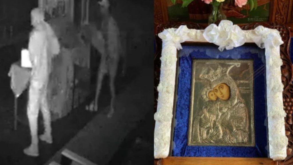 Donation box and religious icon stolen in break and enter at Greek Orthodox Church in Red Hill