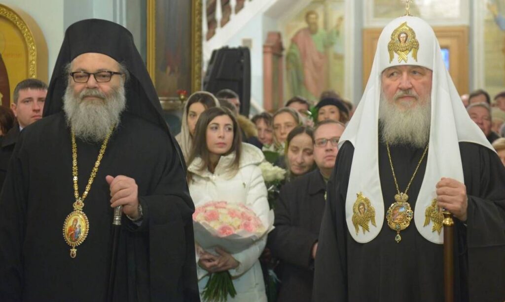 His Holiness Patriarch Kirill’s greeting to the Primate of the Orthodox Church of Antioch with anniversary of enthronement