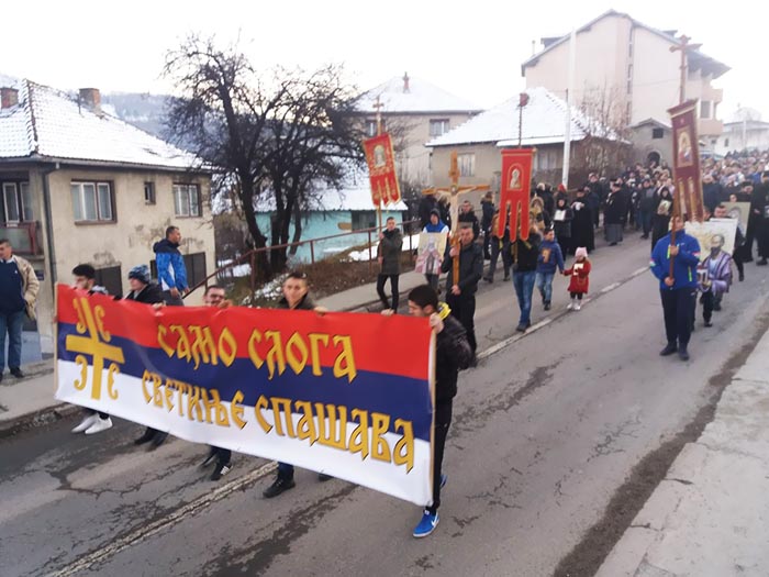 Литија у Бијелом Пољу: „Овај наш крсни ход је најсветији и најузвишенији ход, славећи Богородицу и свете из рода хришћанског“