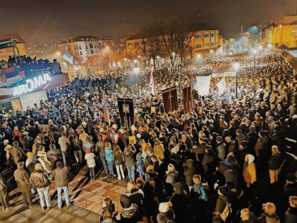 Large and peaceful protests continue in Montenegro against controversial law regarding religious institutions