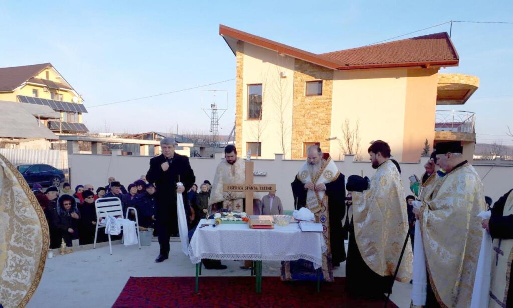 Piatră de temelie pentru o nouă biserică la Bârlad