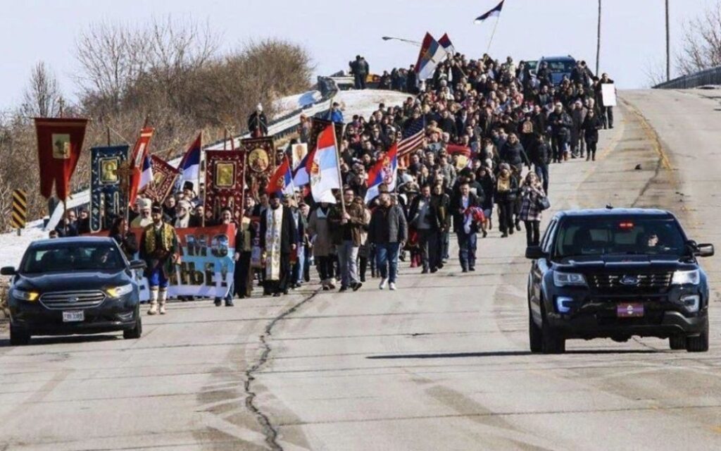 Прва литија у историји Сјеверне Америке: Не дамо светиње!