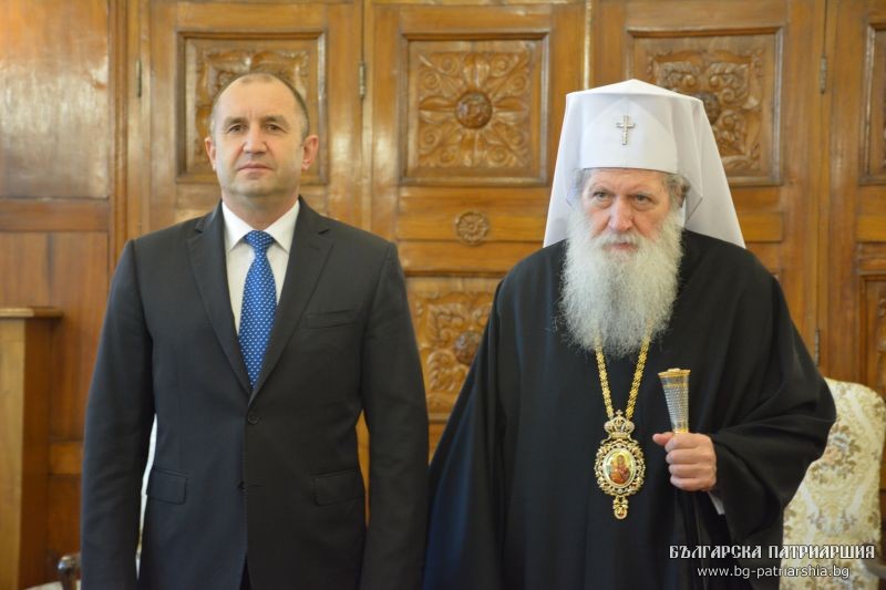 Българският патриарх Неофит се срещна с президента Румен Радев