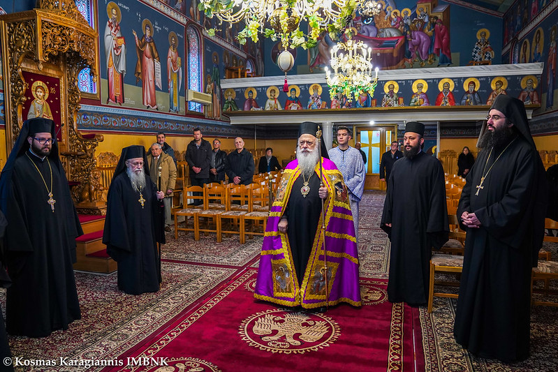 Θερμά λόγια για τον Άγιο Τρύφωνα από τον Σεβασμ. κ. Παντελεήμωνα