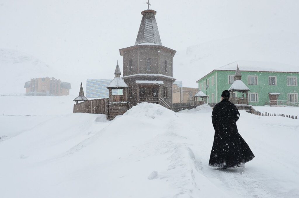 Where is the northernmost Russian Orthodox church on the planet?