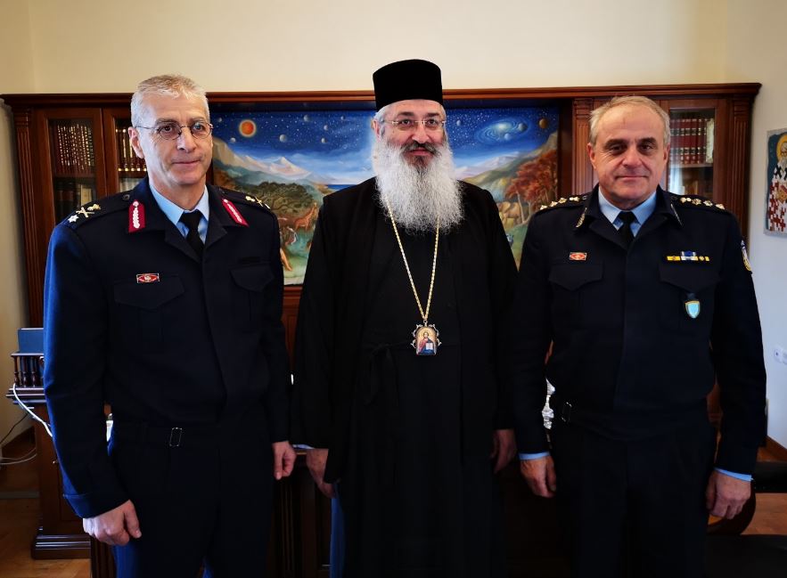 Επίσκεψη του νέου Γενικού Αστυνομικού Διευθυντή στον Μητρ. Αλεξανδρουπόλεως