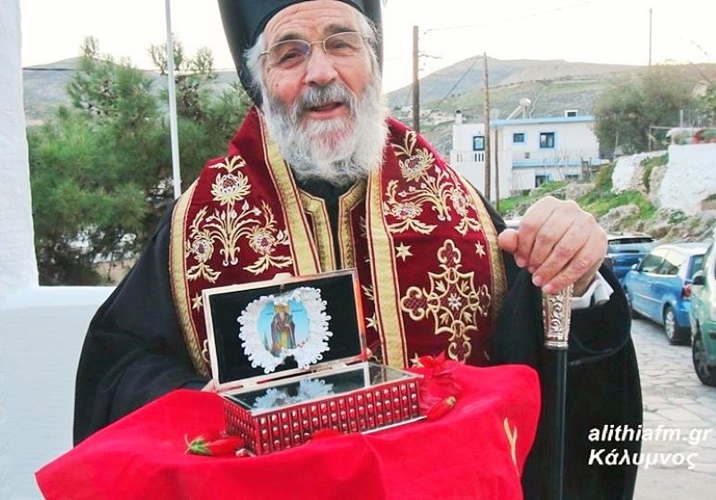 Η Κάλυμνος προσκύνησε το ιερό λείψανο του Αγίου (ΒΙΝΤΕΟ)