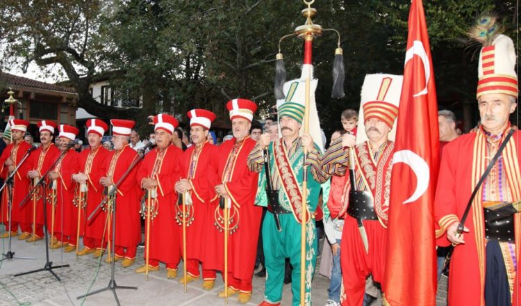 Provocative, strange re-enactment of Ottoman ‘tradition’ outside Church in northern Greece