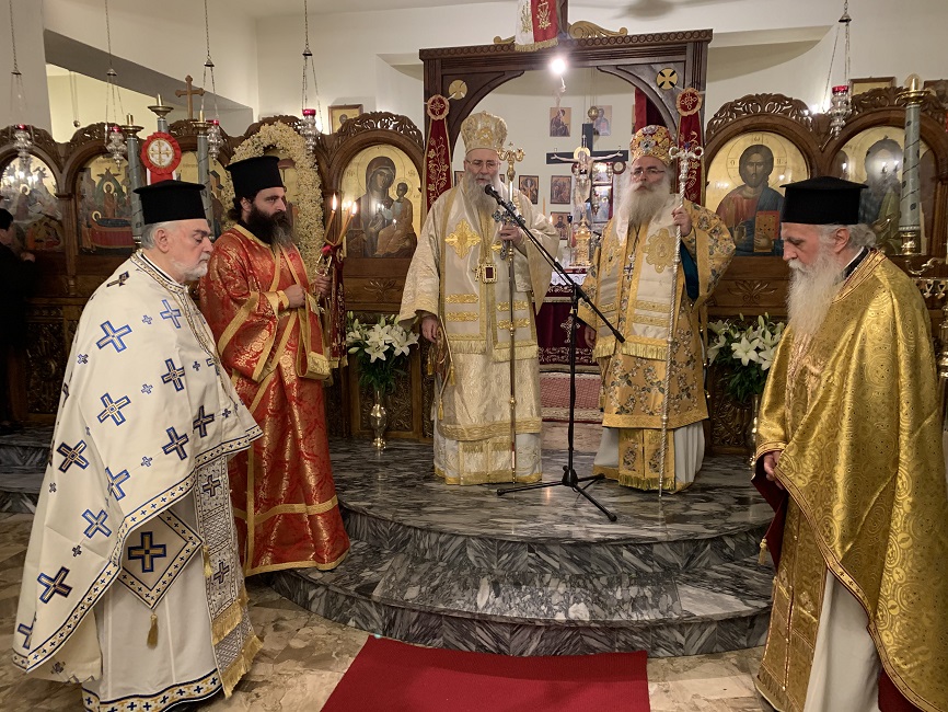 Αρχιερατικό συλλείτουργο για την εορτή της Υπαπαντής στη Σητεία