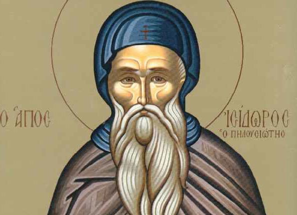 Ο Άγιος Ισίδωρος ο Πηλουσιώτης