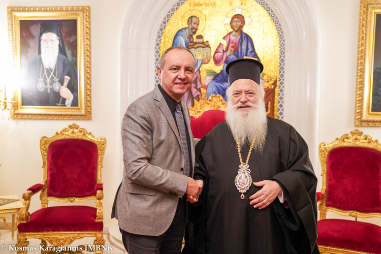 Ο Θεόδωρος Καράογλου επισκέφθηκε τον Μητροπολίτη Βεροίας