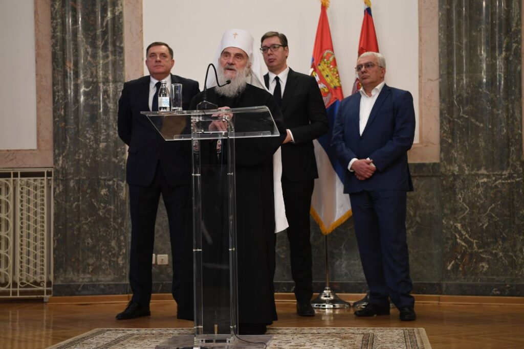 Πατρ. Σερβίας: “Αγωνιζόμαστε για το καλό του λαού μας”