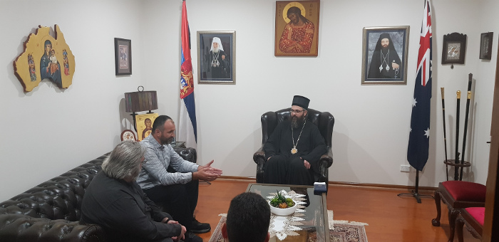 САСТАНАК ЊЕГОВОГ ПРЕОСВЕШТЕНСТВА ЕПИСКОПА ГОСПОДИНА СИЛУАНА СА ВЕРОУЧИТЕЉИМА НОВОГ ЈУЖНОГ ВЕЛСА