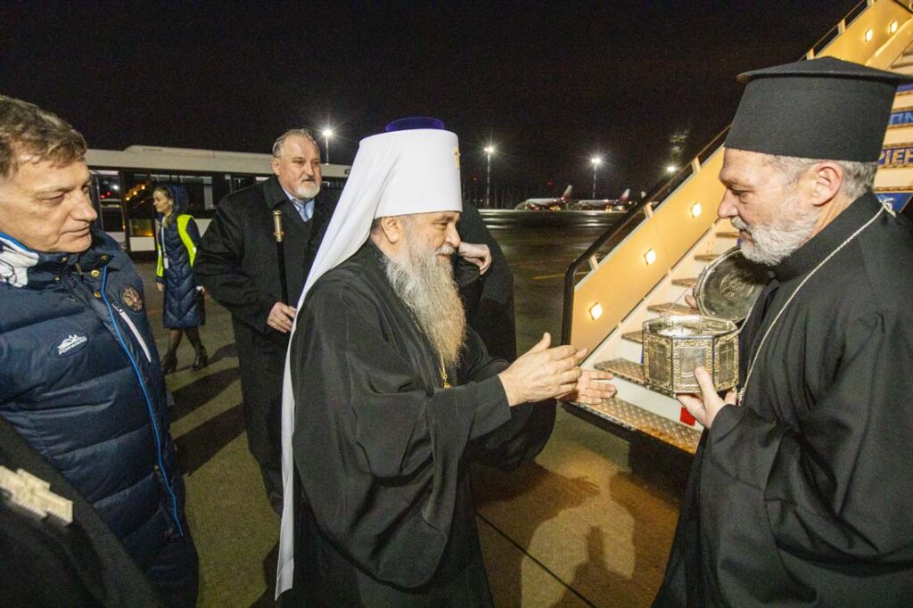 Частица мощей Иоанна Предтечи принесена в Санкт-Петербург