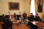 В Издательском совете состоялось очередное заседание рабочей группы по кодификации акафистов